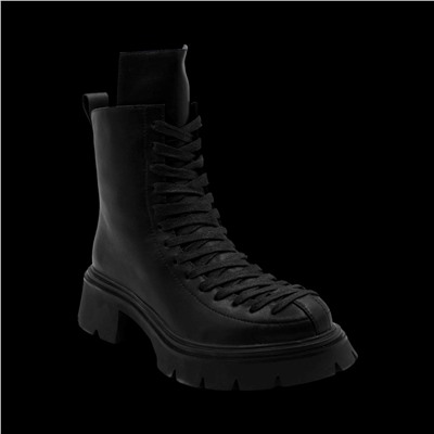 Ботинки из натуральной кожи Р-221-1 черные