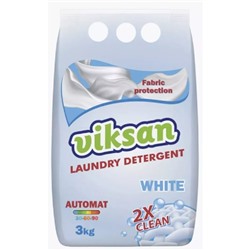 Стиральный порошок 2X CLEAN WHITE автомат, 3 кг