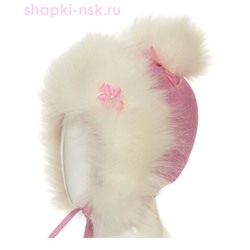 244-З Шалунья Ушанка для девочки (48-50)