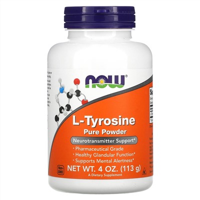 Now Foods, L-теанин, чистый порошок, 113 г (4 унция)
