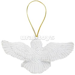 Полирезиновая подвеска "Сова со свитком" 8см