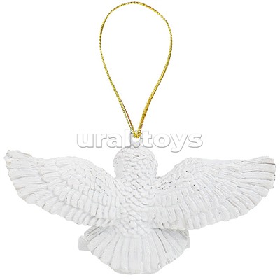 Полирезиновая подвеска "Сова со свитком" 8см