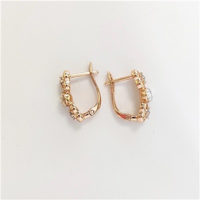 Серьги с кристаллами Swarovski