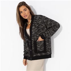 Кардиган в стиле Шанель, В модном режиме (black)