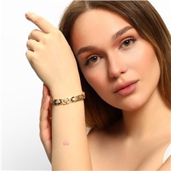 Браслет цепочка на руку ювелирная бижутерия Итальянское золото (покрытие желтое 14к), арт.213.295