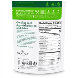 Navitas Organics, Органический порошок из сока ростков пшеницы, 28 г (1 унция)