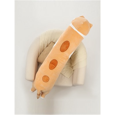 Мягкая игрушка-подушка «Котик», 130 см, цвет рыжий