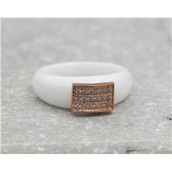 Кольцо с керамикой