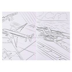 Раскраска А5 эконом. Самолеты