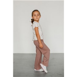 Футболка для девочки в рубчик 5-164