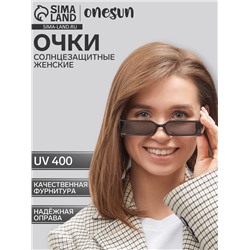 Очки солнцезащитные женские OneSun, uv 400, дужка 14.5 см, ширина 14 см, линза 2.4×5.3 см