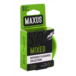 Презервативы в железном кейсе MAXUS Mixed - 3 шт.