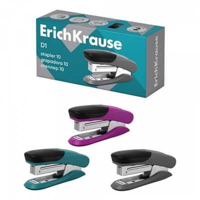 Степлер 10 на 20 листов D1 ассорти 36916 ErichKrause
