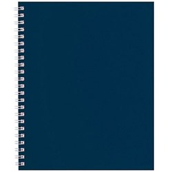 Тетрадь  96л клетка на спирали Soft-touch "SoloMatte.Сапфир" 96Т5лВ1гр (092873) Хатбер