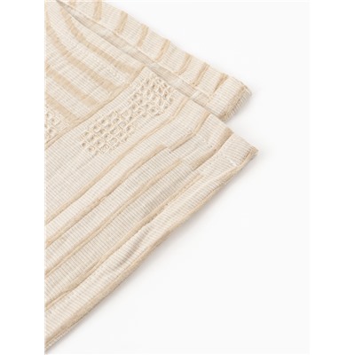 Плед «Этель» Cotton, 150×240 см, бежевый, хлопок 100%