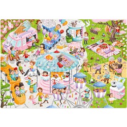 Пазл 120 "Парк развлечений" Виммельбух