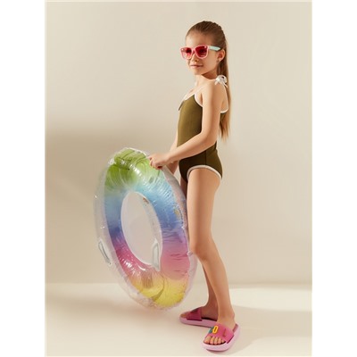 Купальник слитный детский MINAKU цвет зелёный, рост 110-116 см