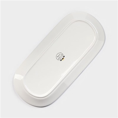 Блюдо овальное фарфоровое «Винни Пух», 25×11.5 см