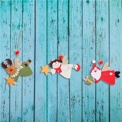 Елочная игрушка «Рождественские подарки», МИКС