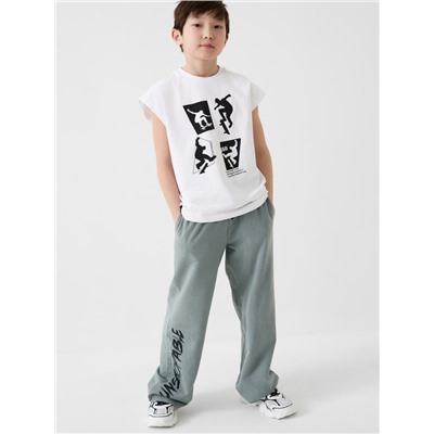 Брюки трикотажные для мальчиков