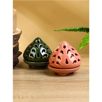 Подсвечник «Конус», 8.5×8.5×8.5 см, керамика, МИКС