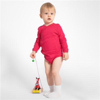 Боди детское MINAKU, рост 74-80 см, малиновое