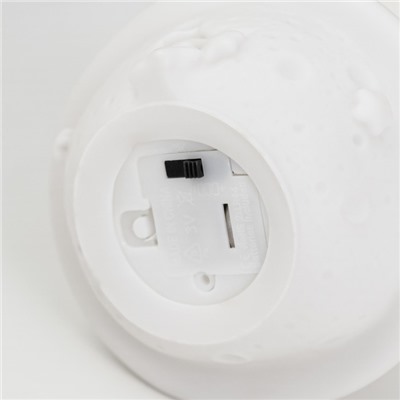 Фигурка светящаяся RISALUX «Заяц со звездой на Сатурне», LED-ночник, 2 Вт, LR44 5×8×13 см