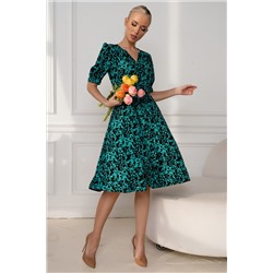 Платье Лагуна (зеленое) П13442-45М