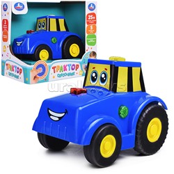 Каталка "Трактор" (25+ сказок, песен и фраз) в коробке