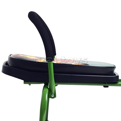 Игрушка Снегокат детский 212 "Play" разборный с высокой рамой и со спинкой (Хитрый лис)