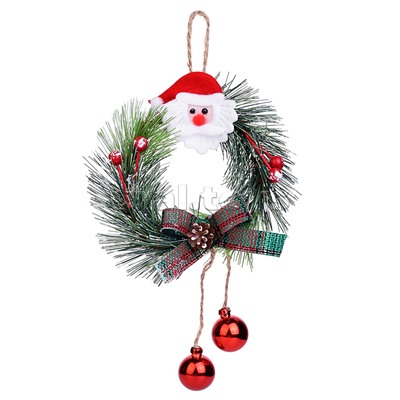 Новогоднее украшение "Новогодний венок" (12см х 22см)