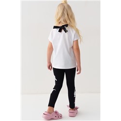 Брюки трикотажные для девочек (легинсы), 2 пары в комплекте PLAYTODAY, 1240258
