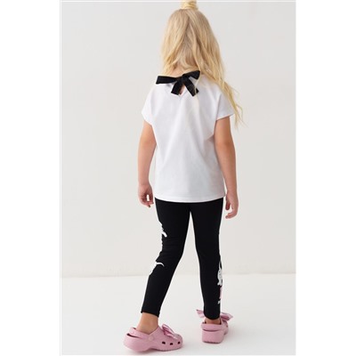 Брюки трикотажные для девочек (легинсы), 2 пары в комплекте PLAYTODAY, 1240258