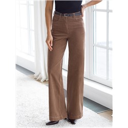 Брюки из эластичного микро-вельвета