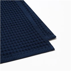 Полотенце вафельное LoveLife Waffle blue, 50×100 см, 100% хлопок