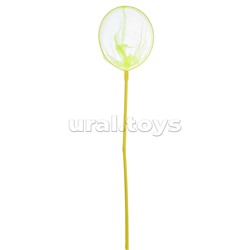 Сачок (ручка бамбук, цвет в ассортименте) (90/23 см.)