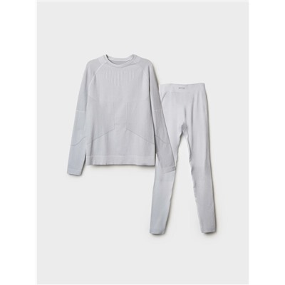 Термокомплект трикот. для женщин: фуфайка (футболка) с длин. рук, брюки