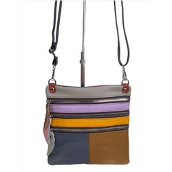 Женская сумка из натуральной кожи мультицвет