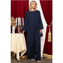 Блуза Лестия (синяя) Б14740-16М