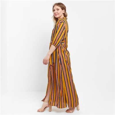 Платье-туника женское MINAKU: Enjoy, жёлтое, размер 46