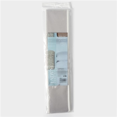 Органайзер для хранения белья LaDо́m, 12 ячеек, 32×24×12 см, серый