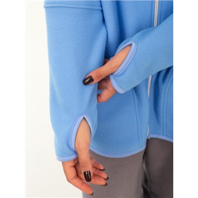 Толстовка флисовая "РОУЗ" (Голубой)