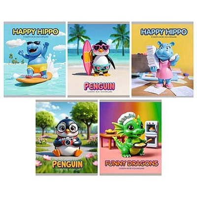 Тетрадь  48л клетка "Собери коллекцию" твин-лак ТК2Л489668 Listoff