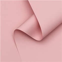 Пленка матовая для цветов, 0.5×10 м 65 мкм, пастельная серия, чайная роза