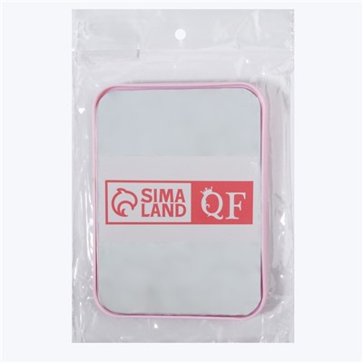 Зеркало настольное, прямоугольное, 11.5×15.5×1.2 см, МИКС