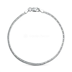 Цепь из серебра родированная - 45 см 5249R149452L45