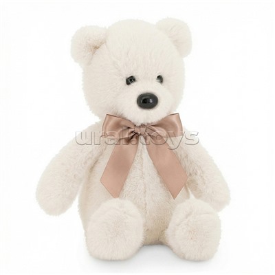 Медвежонок Тёпа белый с бантом 33