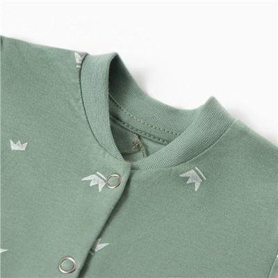 Кофточка детская MINAKU, рост 68-74 см, оливковая