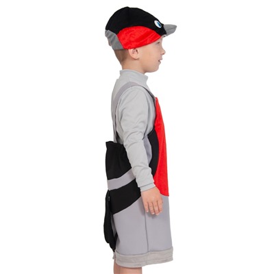 Карнавальный костюм «Снегирь» ткань-плюш, 3-6 лет, рост 98-116 см