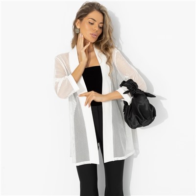 Кардиган оригинальный, Для стильного образа (белый)